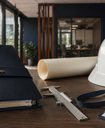 A secure folder, helmet, engineering tool and healthcare lanyard.